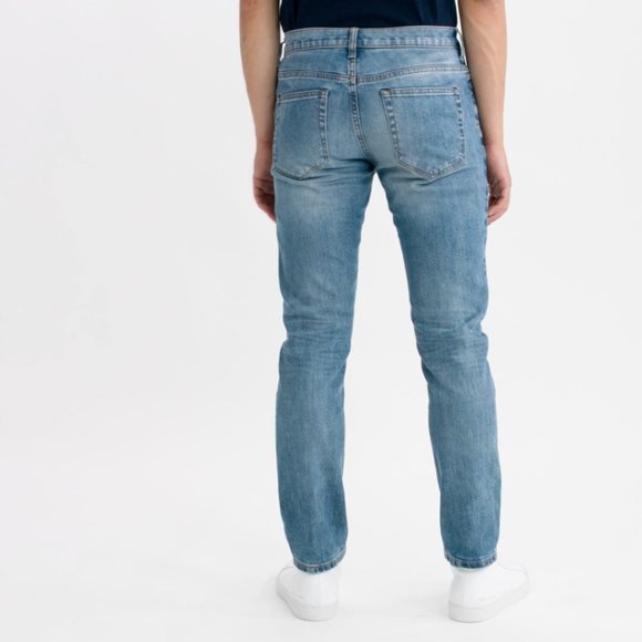 Everlane Slim Fit Jeans Size 31x30 - Medium Wash - Picture 2 of 6
